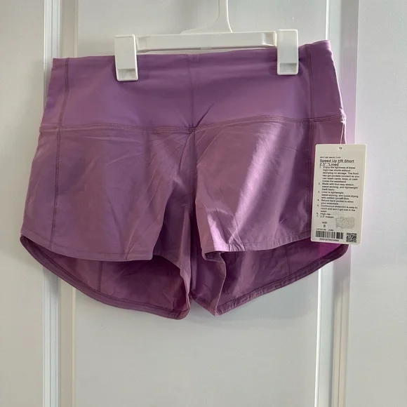 NWT lululemon speed shorts hi-rise 2.5” - Picture 3 of 4